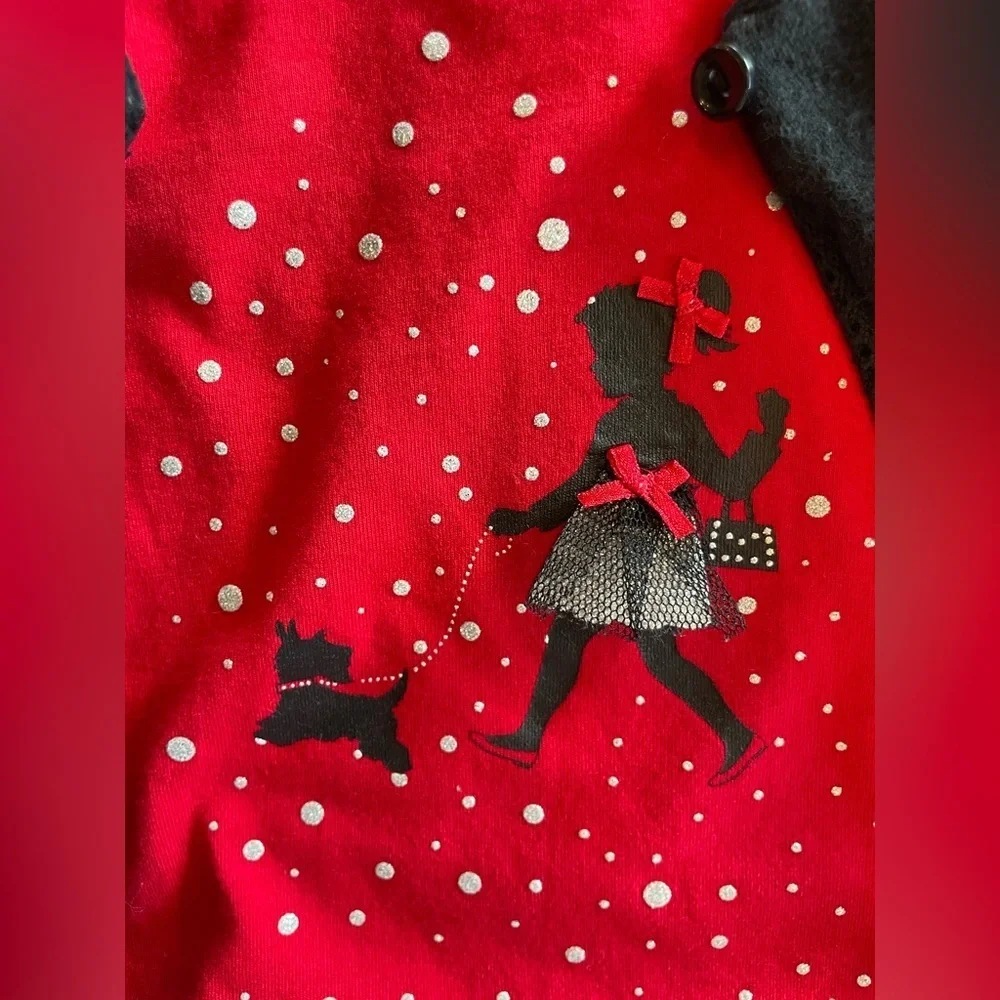 Toddler girls 12 to 18 months, three-piece holiday outfit
